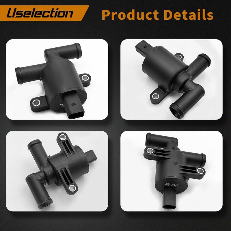 Uselection 4H0121671D Heater Control Solenoid Valve and Plug Kit with Connector Fit for Volkswagen Golf Atlas Jetta Tiguan GTI for Audi A3 A4 A5 A6 A7 A8 Q3 Q5 Q7 Q8 S3 S6 S7 S8 RS7 TT HVAC 4H0121671B - Image 5